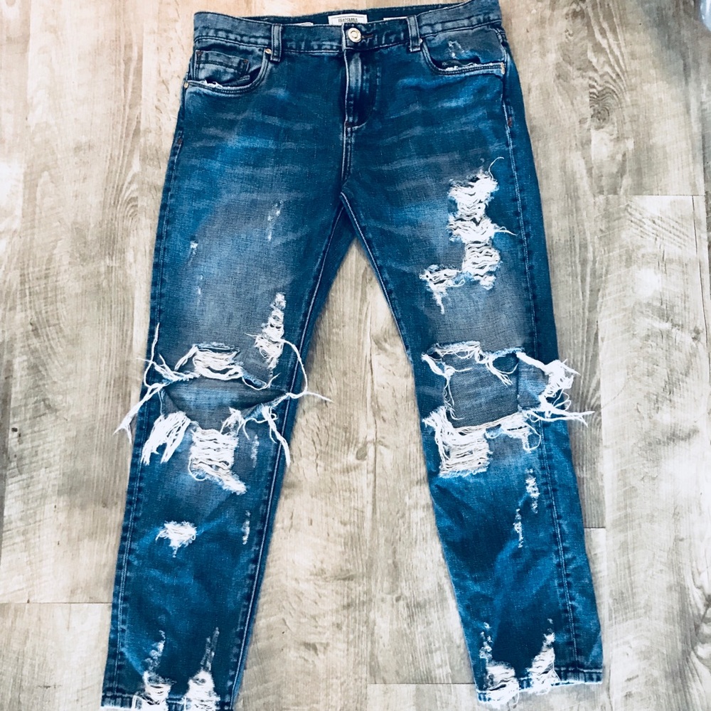 •Fracomina• (Italian)Low Rise Boyfriend Fit Jeans